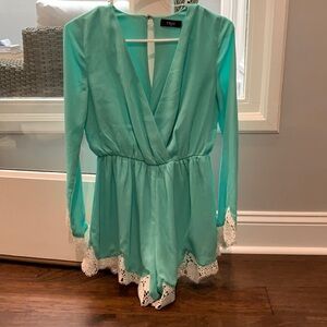 Mint Green Romper